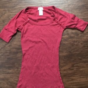 Great red layering T-shirt